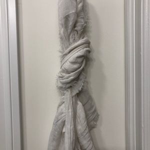 White beautiful scarf